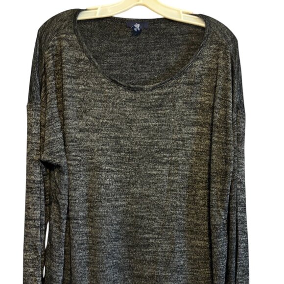 Gap Black Longer Over Sized Roomy Top Casual Office Size XL - Picture 2 of 5